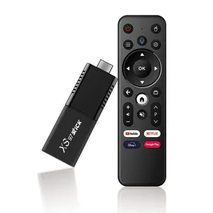 Vendite calde 4k USB stick tv quad core 2G 8G memory tv stick con telecomando vocale