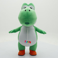 Costume gonflable Yoshi de 2 m/2,6 m, costume de dinosaure vert Mario pour Halloween et événements de cosplay