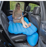 Sofá cama de aire para coche inflado automático, colchón autoinflable con bomba incorporada, plegable, para acampar, 2 -- 3 adultos