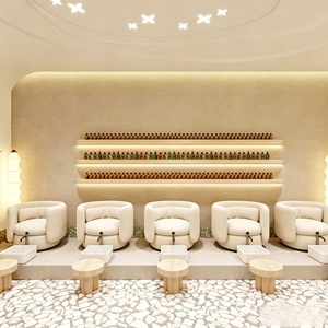 Custom Luxury Spa Beauty Salon station Interior Design Beauty Massage Shop Furniture Full Room Store decoration Renovation - Product Image 1