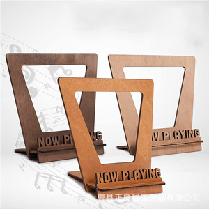 Wooden Cd <b>Rack</b> Brown Eco Friendly Desktop Storage For Music Albums And <b>Records</b> - Product Image 1