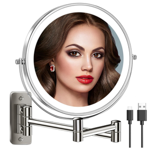 9 "sạc treo tường thắp sáng gương trang điểm - Product Image 1