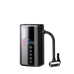 CYCLAMI 130 PSI Nouvelle mini-pompe à vélo avec affichage numérique, gonflage sans fil, légère, portable, <span class=keywords><strong>gonfleur</strong></span> <span class=keywords><strong>rapide</strong></span> pour vélo - Product Image 1