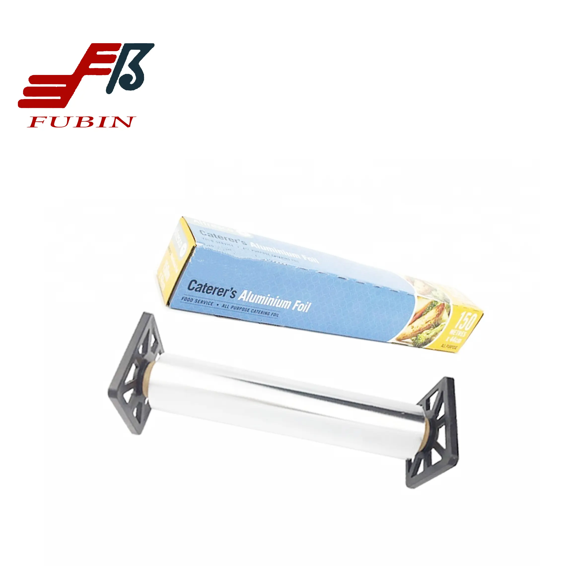 Food Service Big Aluminium Rolls Packaging Fried Food Foil Material With Plastic Holder