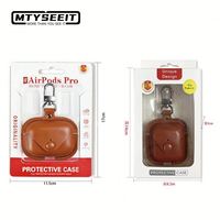 Étui en cuir de luxe Maxyi pour AirPods Pro 3 2 1, accessoires pour écouteurs, sacs pour écouteurs, housse pour AirPods