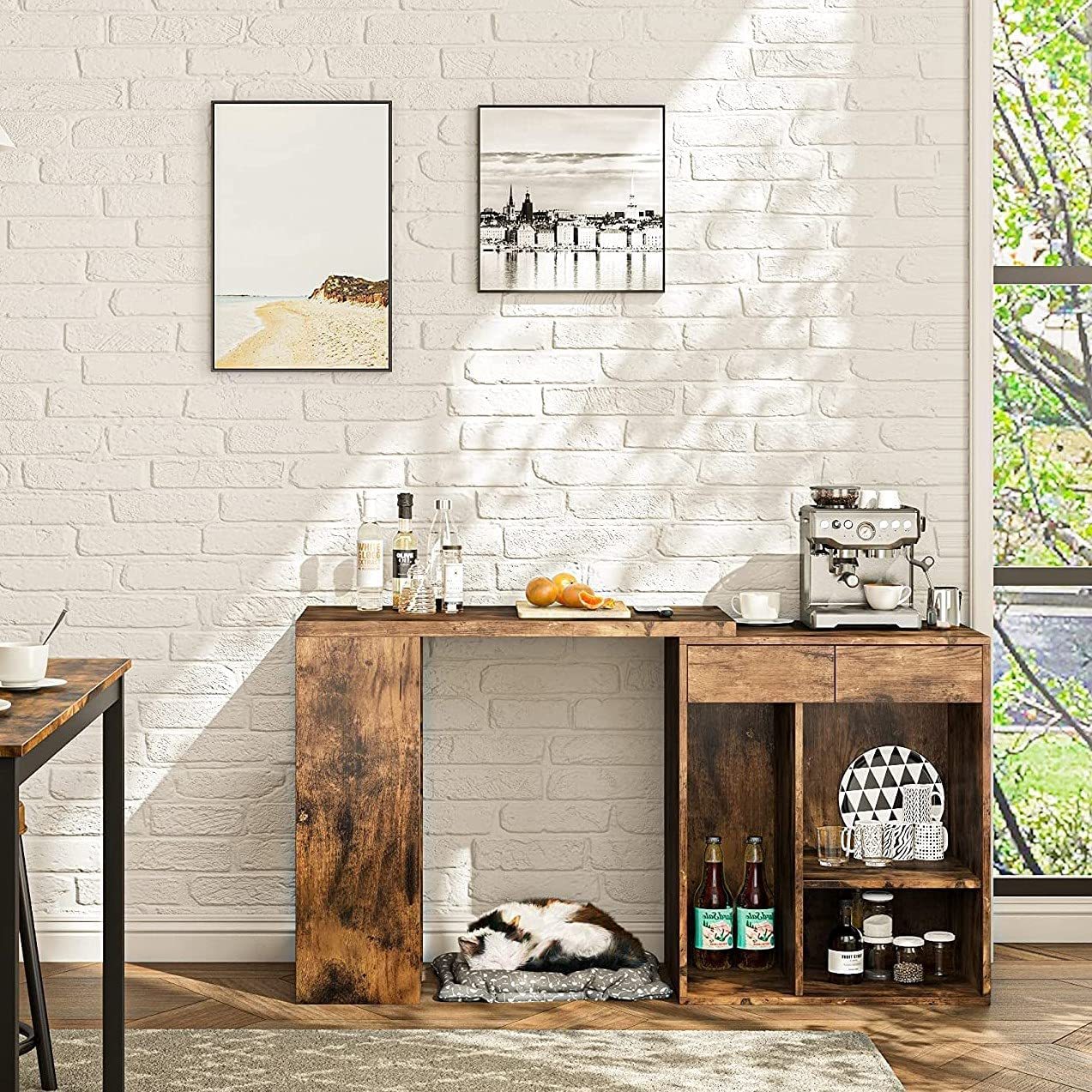Hot Sale Modern Kitchen Cabinet Luxury Wooden Kitchen Storage Cabinet Handles Sideboard
