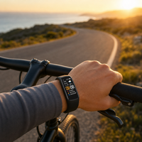 Gelang Olahraga Pintar Pencatat Jarak Langkah dan Kalori IP Basic Monitor Harian Jam Alarm Pengingat Sedentary Anti-hilang Pintar