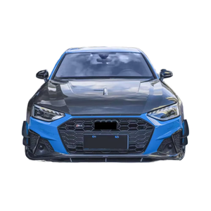 Nouveau kit carrosserie pour Audi A4S4, style CMST amélioré, en fibre de carbone : lèvre avant, jupes latérales, diffuseur, spoiler, capot, ailes - Product Image 1