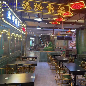 Hong Kong Style Tea <b>Restaurant</b> Storage <b>Restaurant</b> Booth Sofa Coffee Shop Milk Tea Dessert Shop Table and Chair <b>Set</b> - Product Image 4