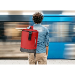 Wholesale Faux Leather Waterproof Laptop <b>Backpack</b> for Sport Leisure Travel with Arcuate Shoulder Strap and USB Port - Product Image 3