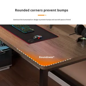 Set Scrivania e Sedia Wenfeng OEM/ODM 5 Pezzi - Scrivania Rettangolare Minimalista in Legno Massello Ecologico con Funzione Rinfrescante per Studenti e Casa - Product Image 5