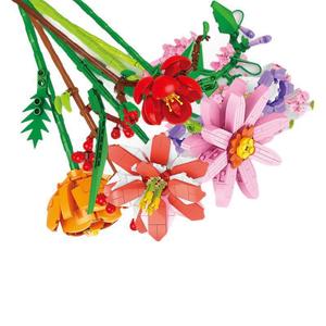 Flower Bouquet Building Blocks Advent Calendar 2450 Pcs 6+ Ages DIY Assembly Toy For Kids - Product Image 5