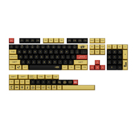 Ensemble de touches de clavier à rétroéclairage moulé Offre Spéciale de la russie, ensemble de touches de sublimation à colorant mx 129 gmk gk2 mars vert