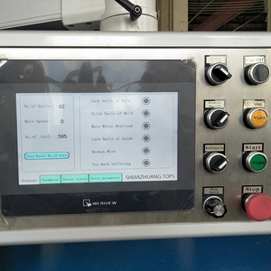 Máquina automática de alta velocidad para fabricar clavos en rollo, 2500 unidades por minuto, con enhebrador de alambre para la fabricación de <span class=keywords><strong>palets</strong></span> en EE. UU. y la UE - Product Image 6