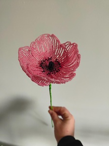 Fiori Artificiali Decorativi Anemone con Perline, Collezione Stagionale per Eventi Scolastici e Decorazioni Matrimoniali - Product Image 3