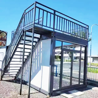 Maisons en conteneur de luxe préfabriquées portables 1 2 3 4 chambres Restaurant en conteneur modulaire-pour appartements et villas