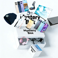 Prêt à expédier : Boîte mystère avancée avec 5 produits électroniques, incluant une montre connectée et une caméra compacte – Cadeau de Noël pour les fêtes de fin d'année