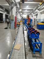 Unité de section de sortie motorisée pour convoyeurs à chaîne sur palettes, fabrication sur mesure pour ateliers de forge, fournie par une usine chinoise