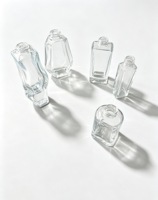 Bouteille diffuseur d'arômes en verre transparent la plus vendue, pot en verre vide portable pour crème contour des yeux, échantillon de maquillage de voyage pour boutique