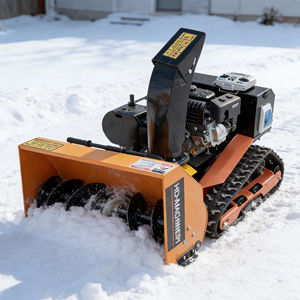 Hot Sale Garden Automatic Cordless New Mini Snow Blower Machine Gasoline Gas Powered Simple Flat Blade Structure One Piece Blade - Product Image 5