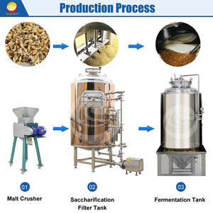 Equipo de fermentación ORME Planta de fabricación de cervecería 300L 500L Equipo de sistema de cerveza llave en mano - Product Image 3