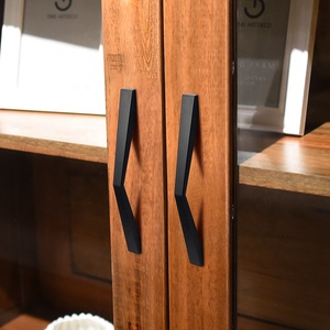 YONFIA nero opaco fabbricazione armadio in lega di zinco maniglia per mobili da cucina maniglione per armadio manopola e maniglia per cassetto nero - Product Image 6