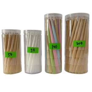Cônes à logo personnalisé 100% biologiques 1 1/4, rouleaux de Rizlas avec embouts - Product Image 1