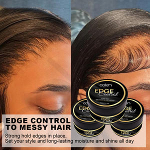 Kenar kontrolü için uzun ömürlü jel krem güçlü olmayan yağlı olmayan hiçbir beyaz döküm doğal formülü - Product Image 5