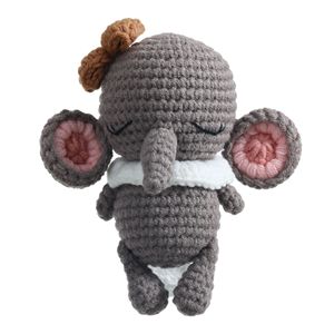 Crochet Handmade Kids Toys Lion Rabbits Cows and <strong>Elephants</strong> Crochet Amigurumi Newborn Baby <strong>Gifts</strong> - Product Image 3