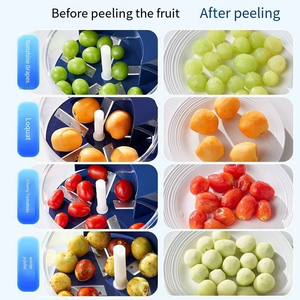Peladora <span class=keywords><strong>de</strong></span> Frutas Eléctrica Pequeña en Oferta para Uvas, <span class=keywords><strong>Tomates</strong></span> Cherry, Ajo, Peladora <span class=keywords><strong>de</strong></span> Frutas Comercial Recargable - Product Image 5
