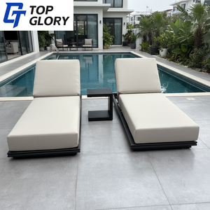 Tumbona Moderna de Aluminio para Exteriores TG, para Hoteles, Piscinas, Solución Integral Comercial, Proveedor de Muebles de Foshan - Product Image 6