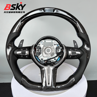 Volant sport en fibre de carbone personnalisé avec LED pour BMW F10 F20 F01 F02 F30 F31 F32 F33 F34 F36 F87 F80 F82 F10 E60 E70 E90