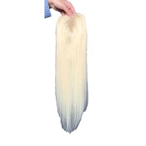 Postizo <span class=keywords><strong>de</strong></span> Cabello Humano con Trama Cosida a Mano, Postizo para <span class=keywords><strong>Mujer</strong></span> con Cabello Natural Realista que Agrega Volumen, con Clip, Puede Permanecer Rizado - Product Image 5