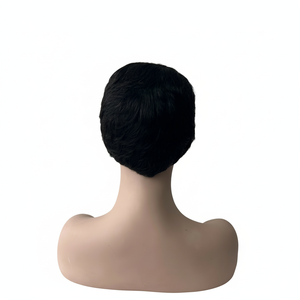 <span class=keywords><strong>Perruque</strong></span> Pixie Vintage Cheveux Brésiliens Remy Bob Court avec Bonnet Tissé Fabriqué à la Machine Sans Lacet (Vente en Gros Sans Colle) - Product Image 5