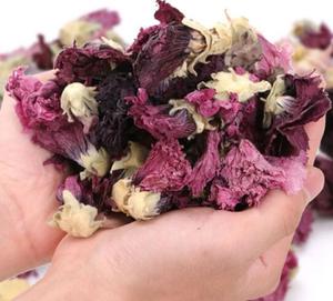 Shu Kui Hua Natural Común Hollyhock Flor Seca Pure Purple Hollyhock Flores para Té - Product Image 4