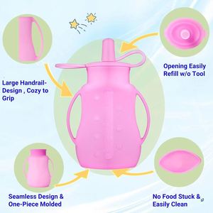 Custom Logo BPA Free Leakproof Collapsible Reusable Food Grade <b>Silicone</b> <b>Breast</b> Milk Storage Bags Handle Eco Friendly Easy Clean - Product Image 3