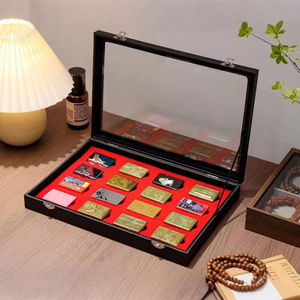 Caja de almacenamiento para encendedores, expositor de encendedores con múltiples compartimentos, caja de colección de encendedores vintage a prueba de viento - Product Image 2