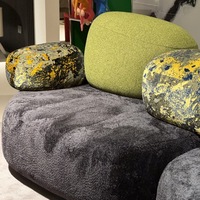 Neues Design Innovatives Europäisches Modernes Modulares Sofa-Set Felsinspiriertes Kieselstein-Design Wohnzimmer-Sofa Moosstein-Sofa-Design