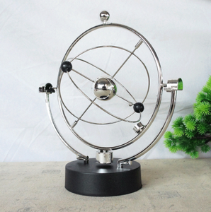 Ornement Créatif Rotatif Newton Ornement Corps Céleste Coloré Petite Boule Décoration En Métal Or Grande Roue Artisanat En Métal - Product Image 4