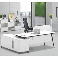 Bureau de travail modulaire moderne, structure en acier, connecteur en aluminium moulé sous pression, table de réunion exécutive