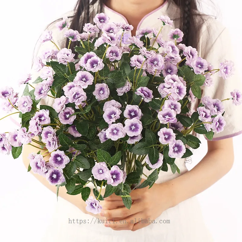 2024 bunga baru untuk dekorasi pernikahan buket bunga melati buatan untuk buket bunga pernikahan buatan