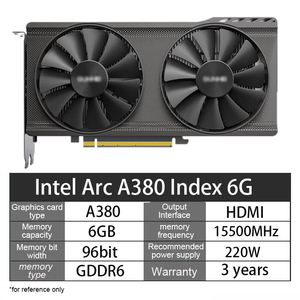 ขายการ์ดจอ A380 Index 6G GDDR6 2000MHz สำหรับคอมพิวเตอร์ตั้งโต๊ะ รุ่น A380 - Product Image 2