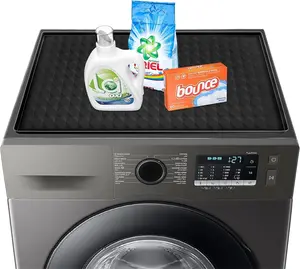 Custom Waterproof Top Cover Pad Non Slip Washer and Dryer Top Protector Mat Silicone Mat for Laundry Machine