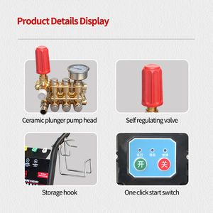 KH-1990 Yüksek Basınçlı Temizleyici Araba Yıkama Makinesi 380V 7500W Yüksek Basınçlı Su Tabancası Kullanın Güçlü Zemin Temizliği ve Bahçe Yıkama - Product Image 6