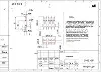 Honsan HS-56 Sonde à ressort personnalisée, broche Pogo miniature or/noir, broche de contact de charge pour PCB