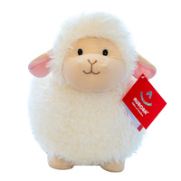 Peluche Agneau Personnalisée en Gros, Coussin Mouton Adorable, Poupée en Tissu, OEM ODM, Cadeau d'Anniversaire, Fonction Anti-Stress, Rembourrage Coton PP