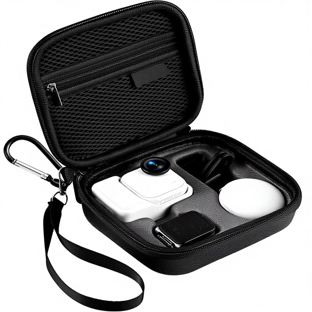 Startrc Nylon Hard Shell Protective Carrying Bag with Shockproof Storage for Insta360 Go Ultra Action Camera Accessories
