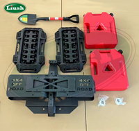 Équipement universel d'intégration de pneu de secours de hayon d'ORV Liush pour la boîte à outils d'accessoires de corps de Jeep Wrangler Ford Bronco