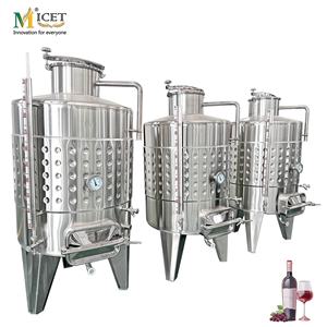 Thép không gỉ nhà máy rượu thiết bị lên men Tank 304 316L làm Rượu vang máy móc nhà máy bia - Product Image 1