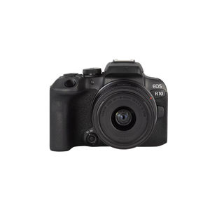 Lente profesional <span class=keywords><strong>Canon</strong></span> <span class=keywords><strong>EOS</strong></span> <span class=keywords><strong>R10</strong></span> usada para <span class=keywords><strong>Canon</strong></span> RF 18-45 mm F4.5-6.3, cámara digital 4K con flash incorporado/exposición automática - Product Image 1